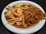 美味鸡肉炒面