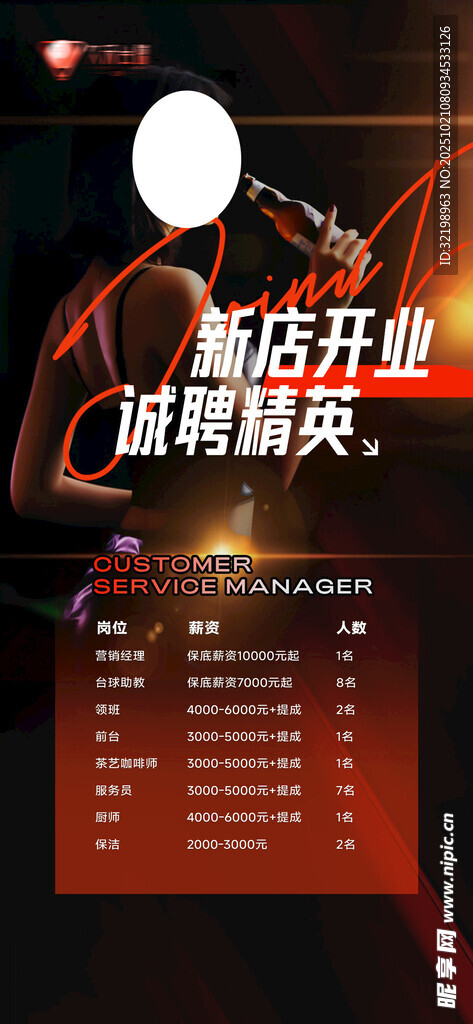 酒吧招聘