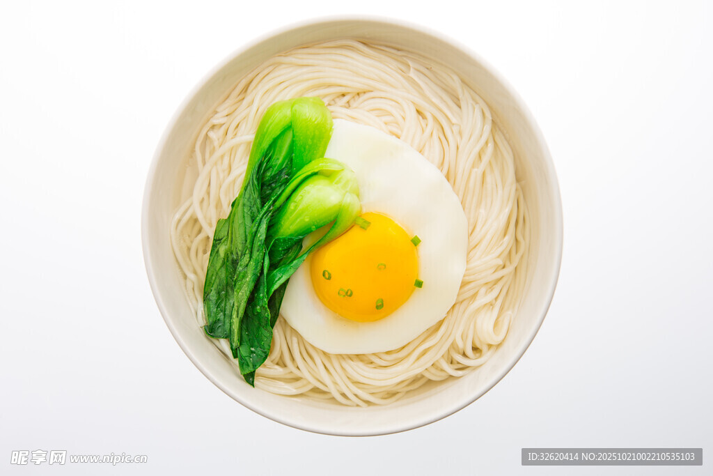 鸡蛋青菜面