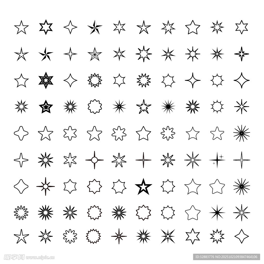 星星图案