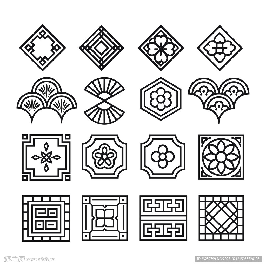 传统几何图案