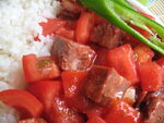 番茄牛肉盖饭