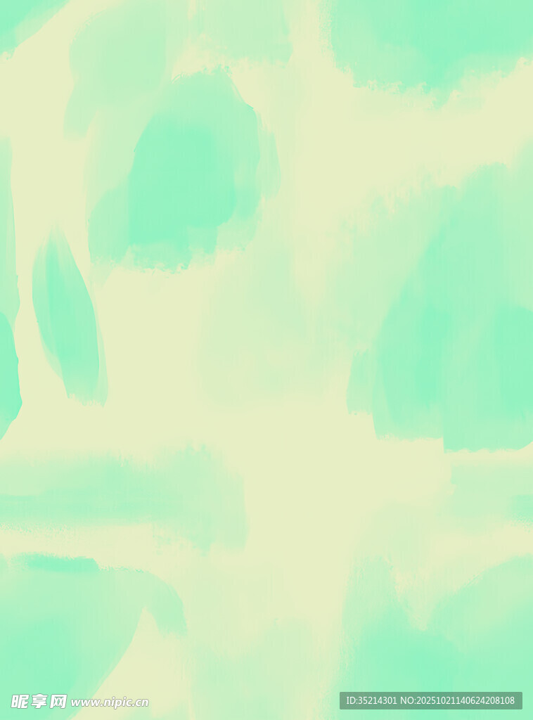 淡绿色水彩抽象背景纹理