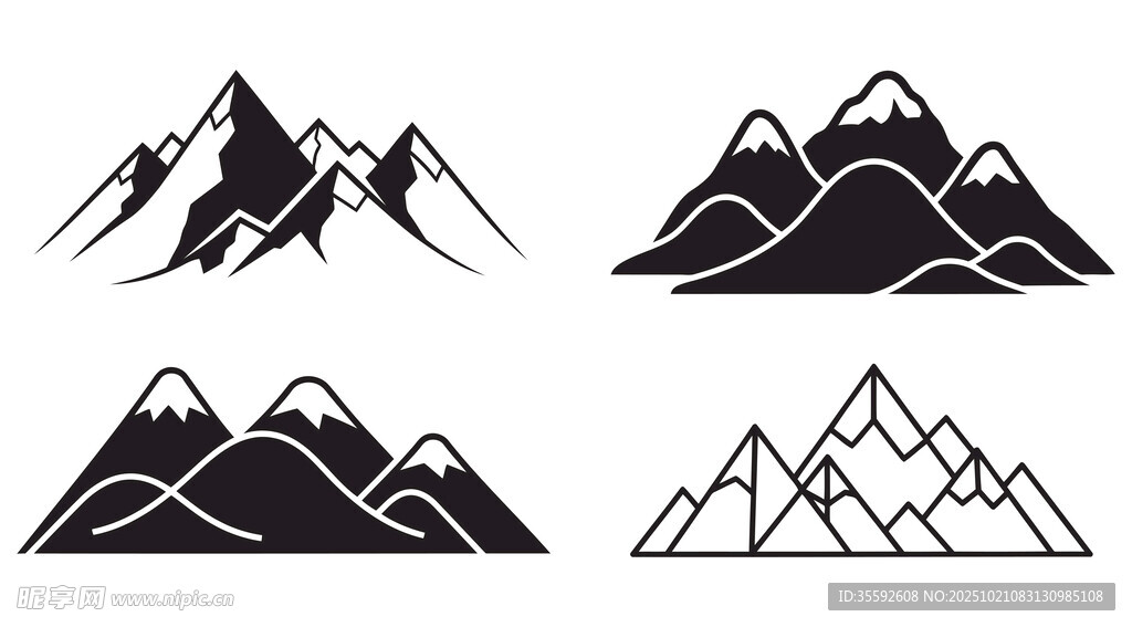 山峰图标