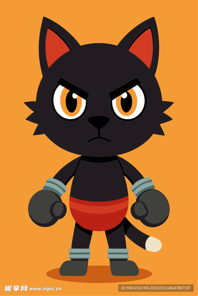 黑猫拳击手