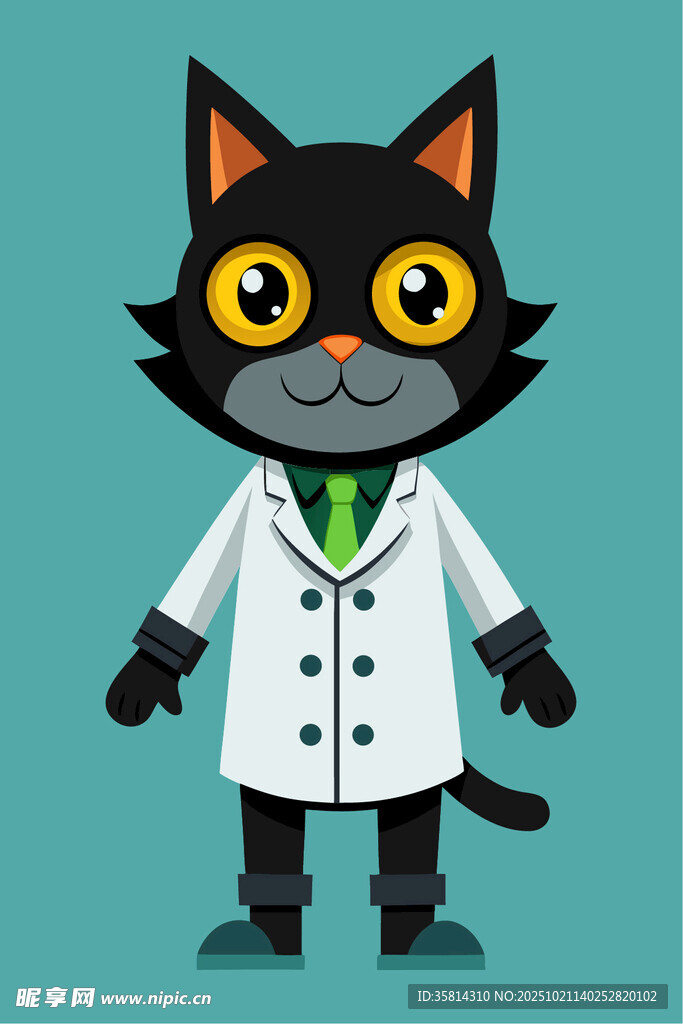 黑猫博士形象