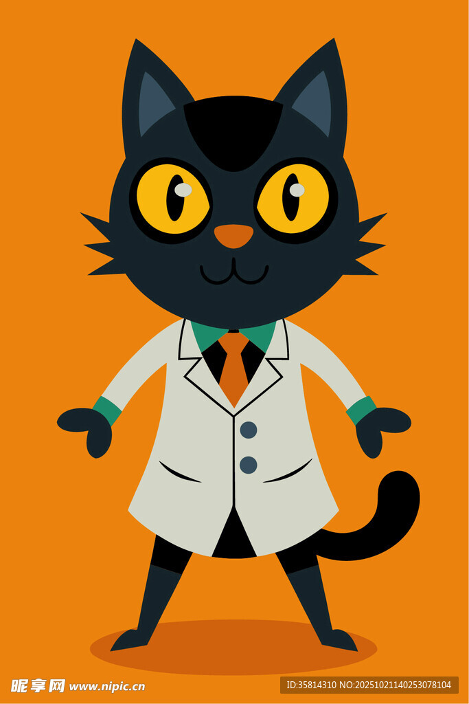黑猫医生造型可爱