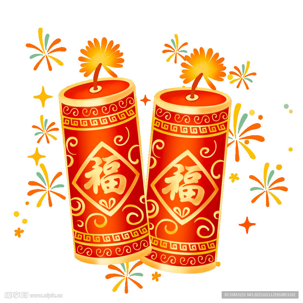 烟花爆竹礼花