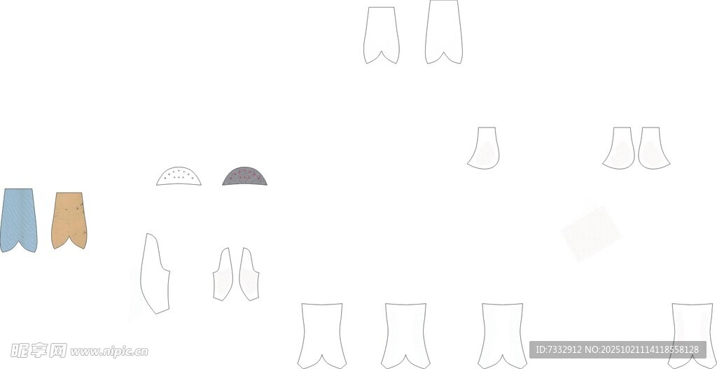 简约几何图形抽象背景图