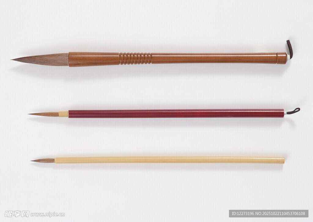 多样木质书写工具展示