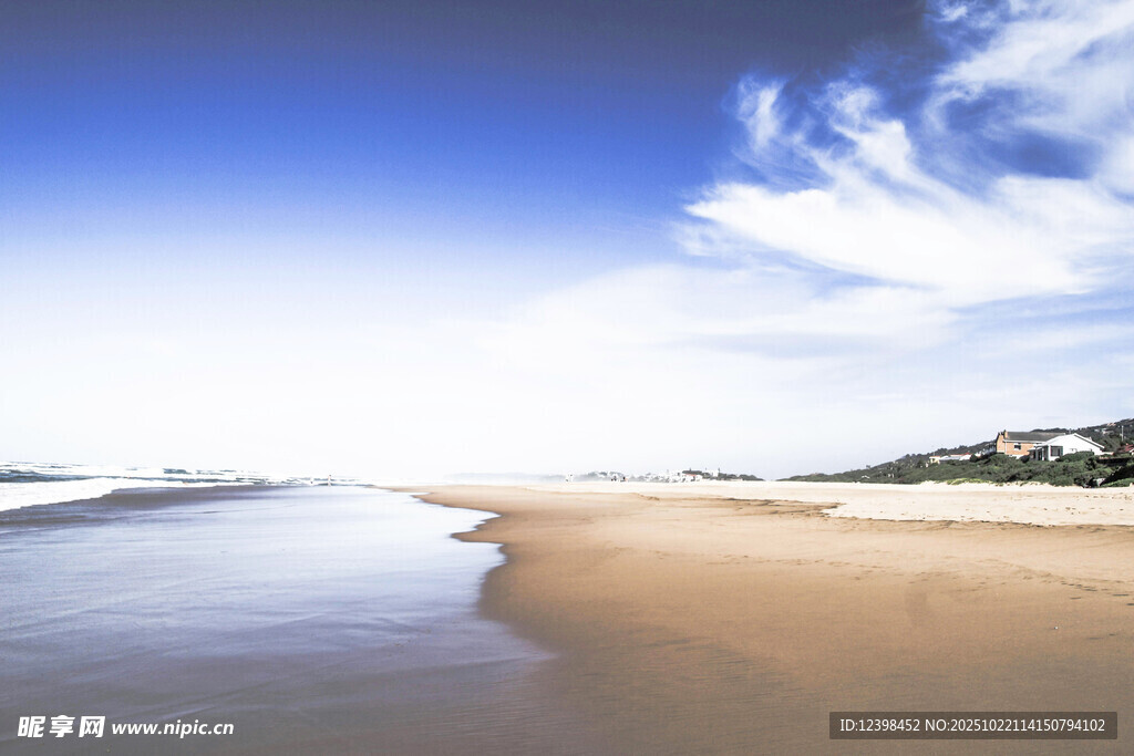 美丽海滨沙滩风景