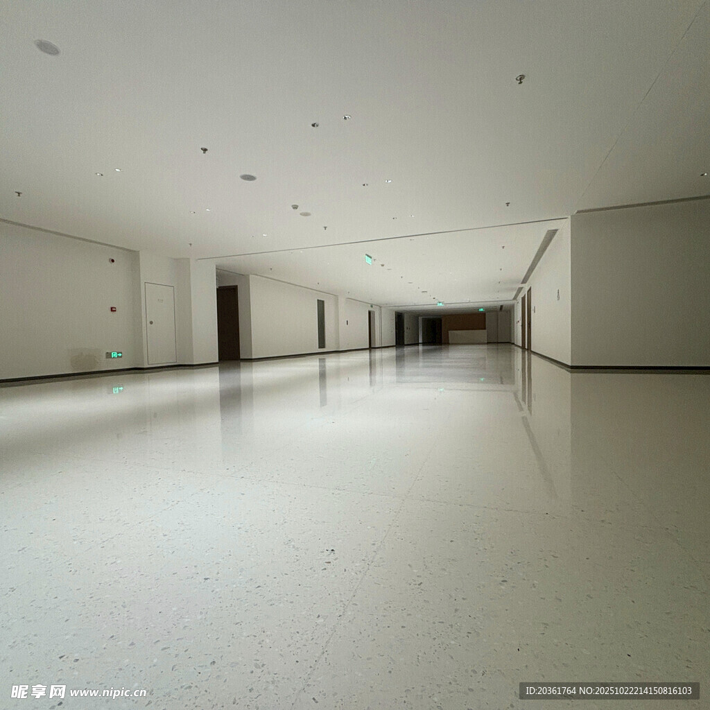 空旷现代室内空间场景