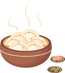 热气腾腾的美味蒸饺