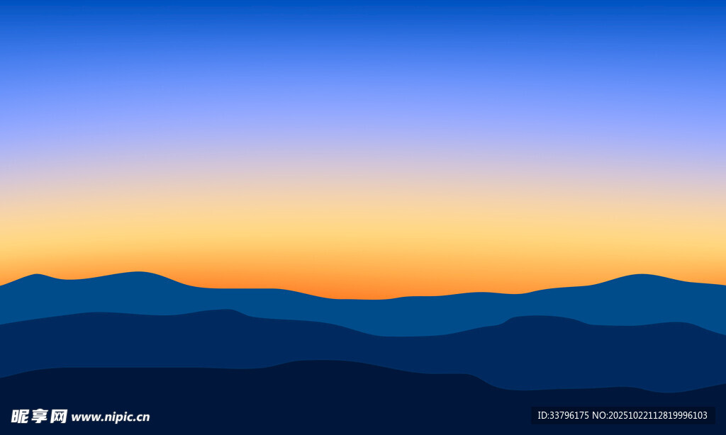 山峦插图