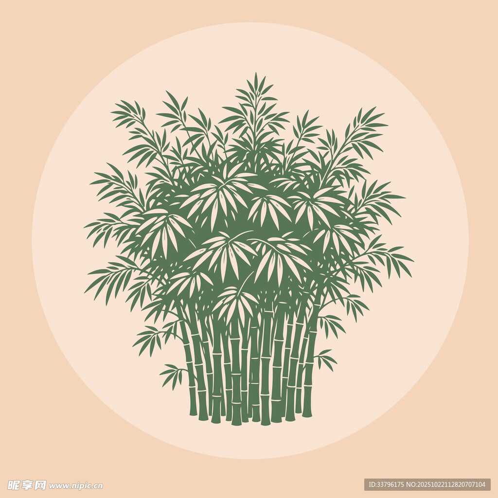 古典竹子背景