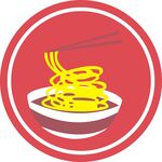 美味面条插画
