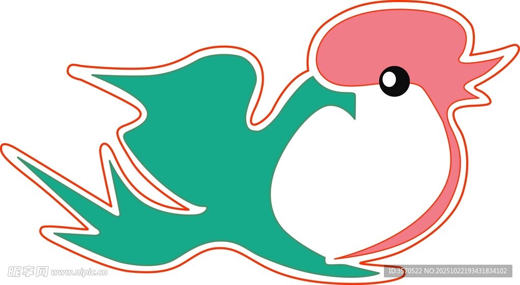 卡通小鸟形象设计