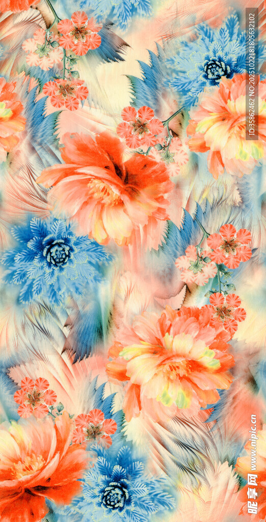 蓝橙花