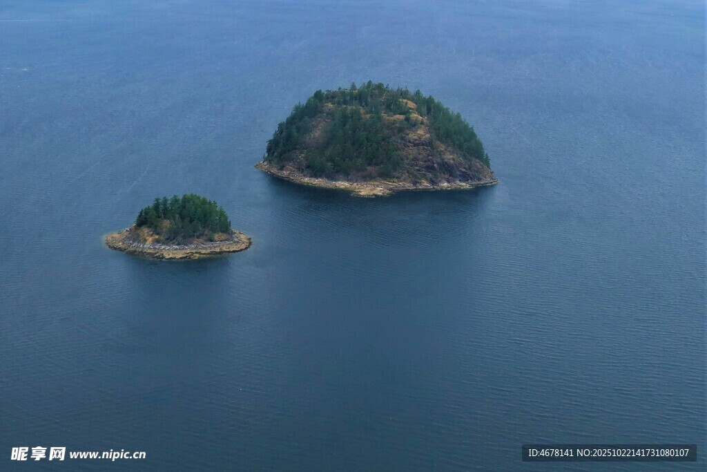 海上双岛景观