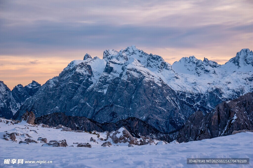 壮丽雪山美景