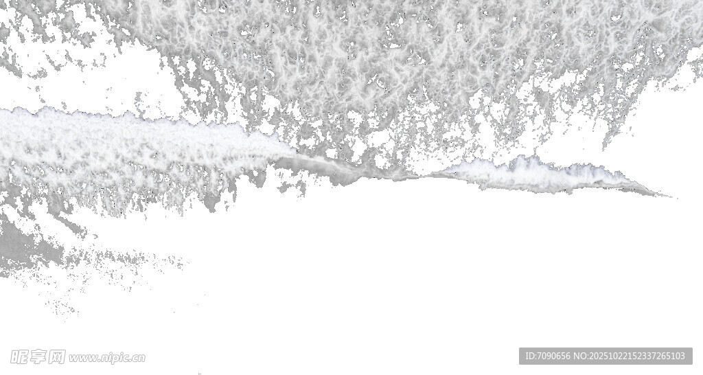 手绘雪景树木线条图