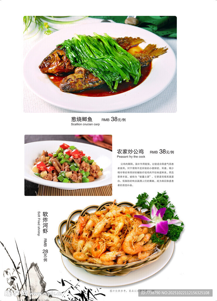 精美中式菜肴展示