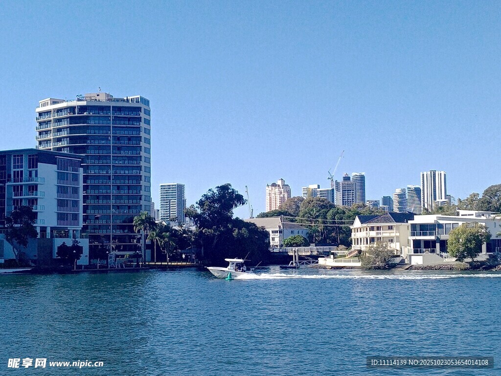 黄金海岸海滨城市风光