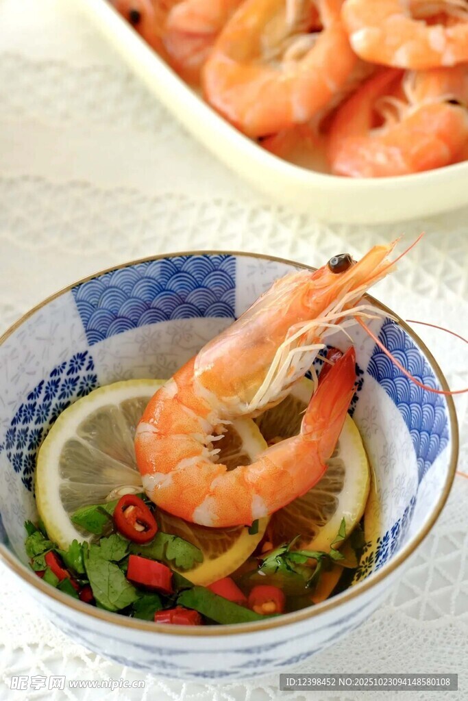 柠檬鲜虾汤