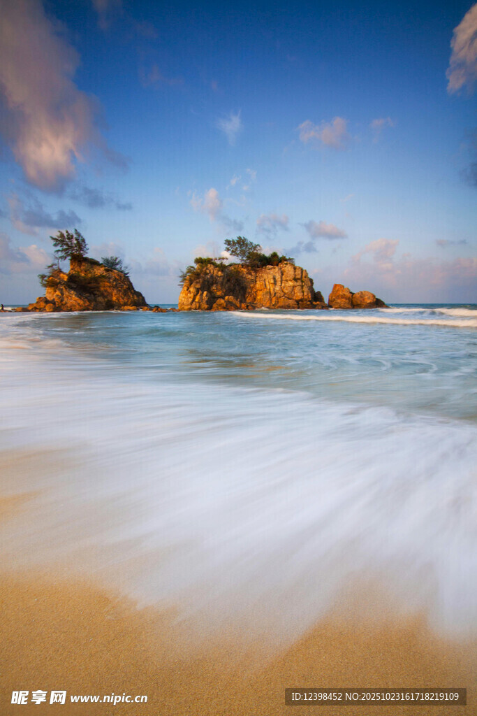 海边日落美景如画