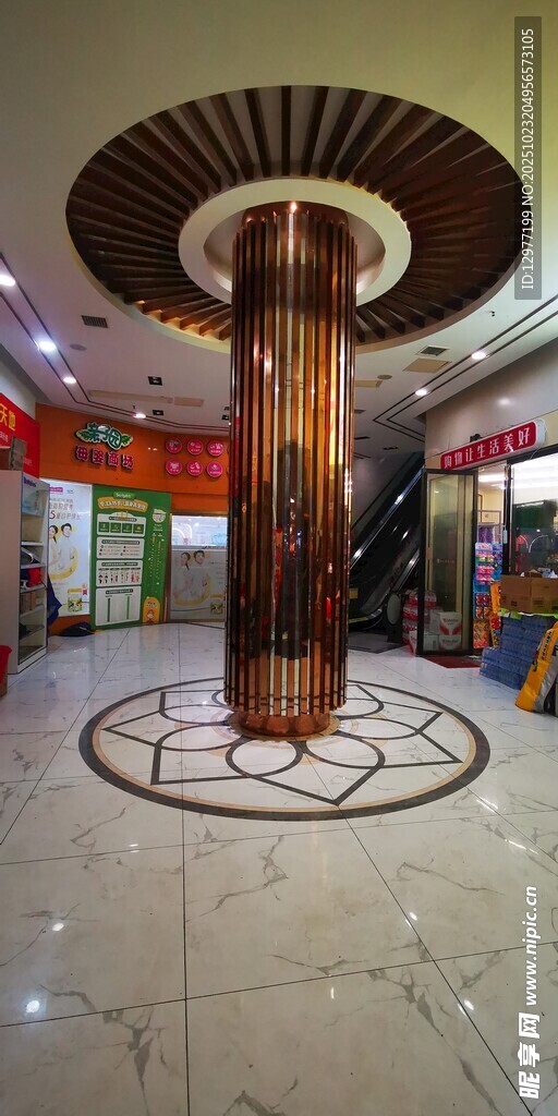 商场中柱装饰设计