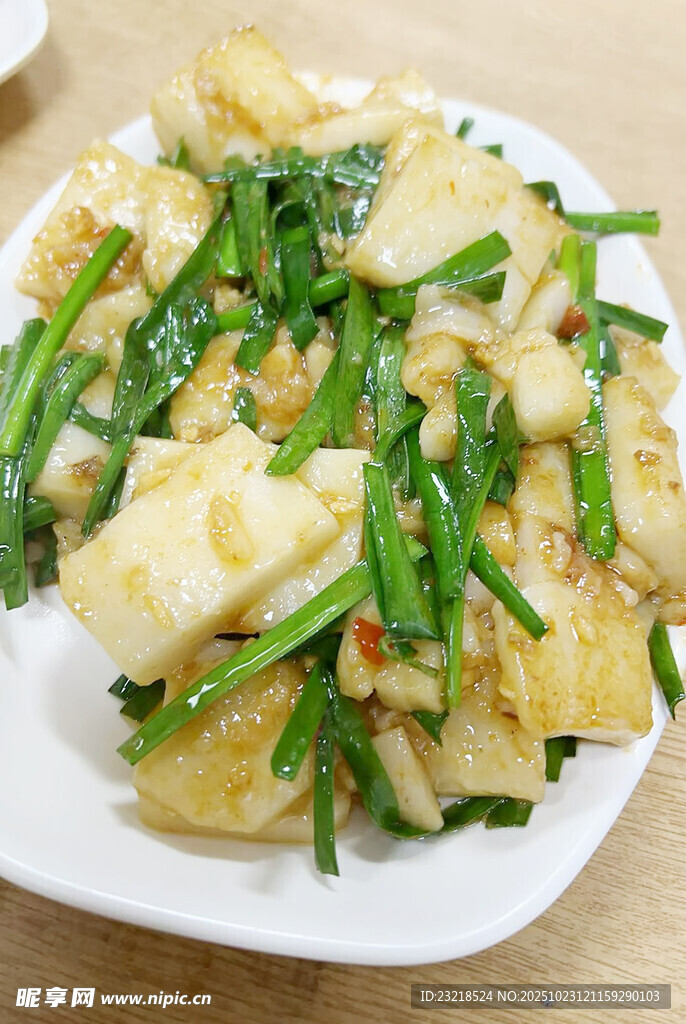 韭菜炒粿
