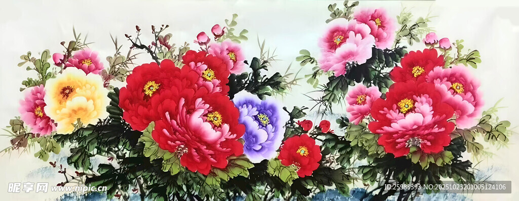 花开鸿运图