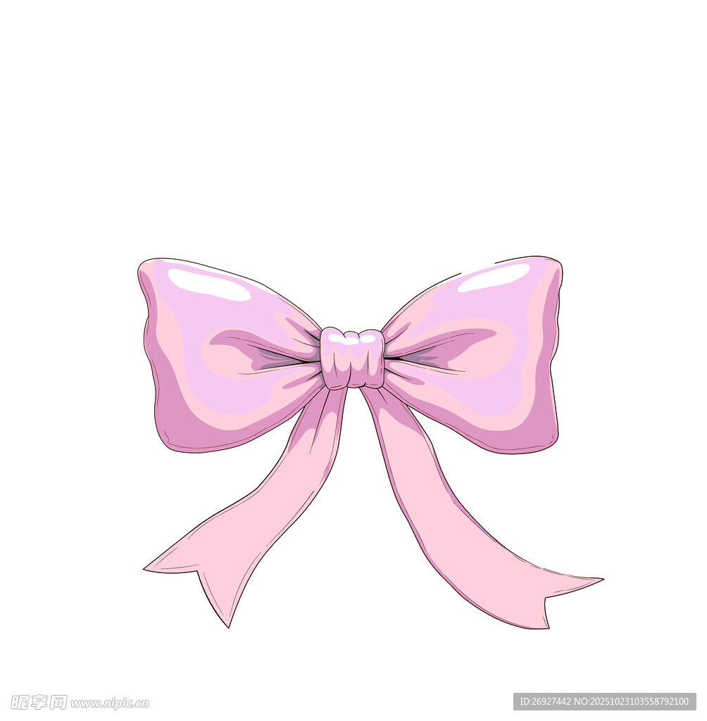 粉色蝴蝶结