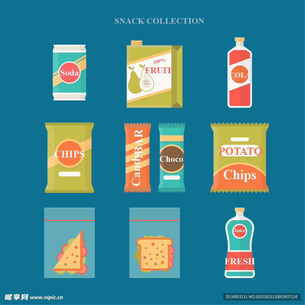 多彩食品包装设计展示