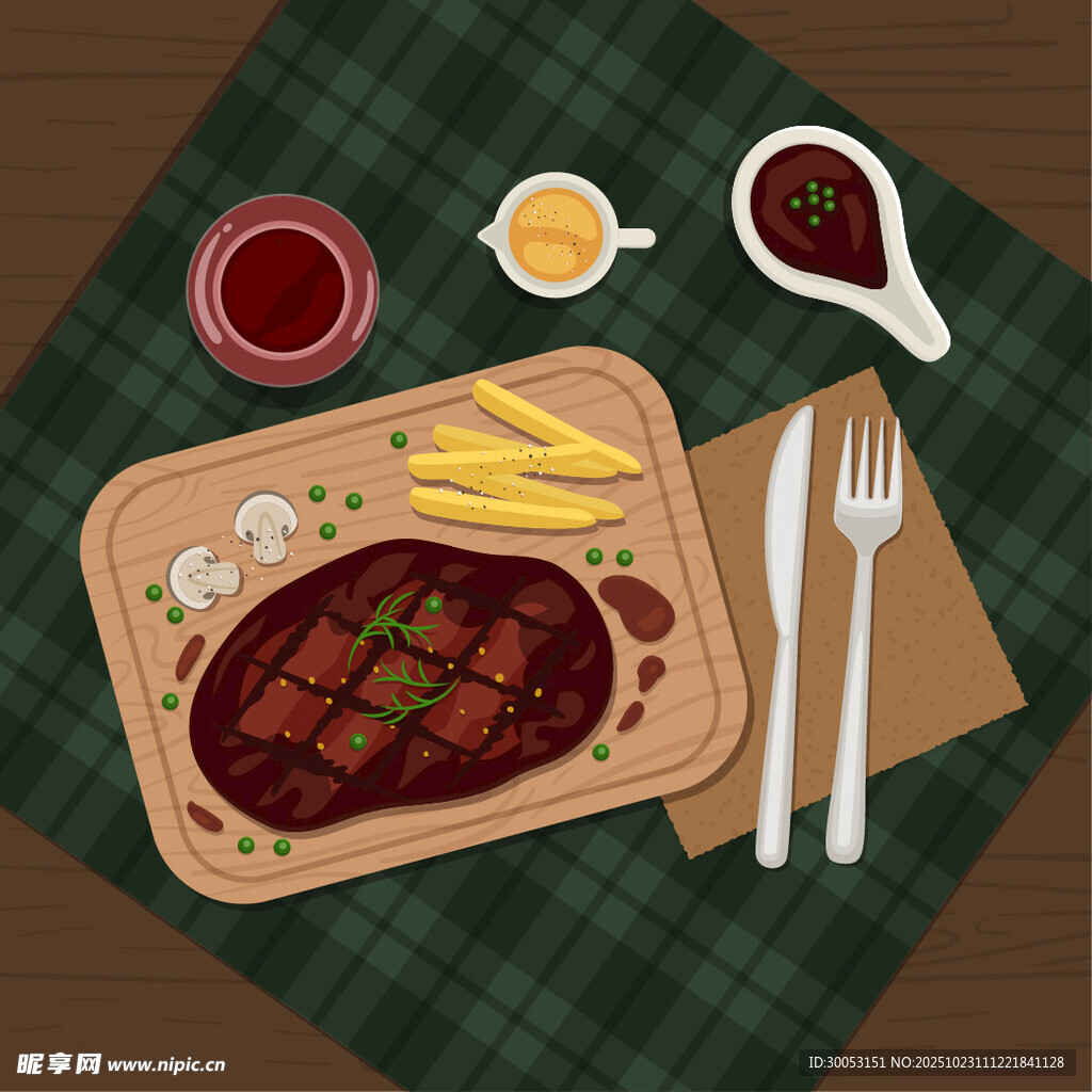 美味牛排套餐