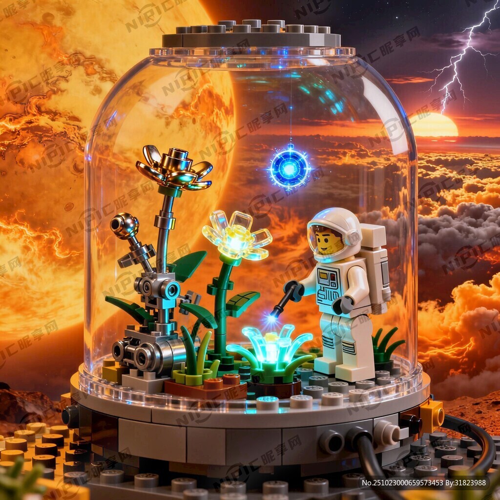 在金星橙黄色的狂暴云海之上  