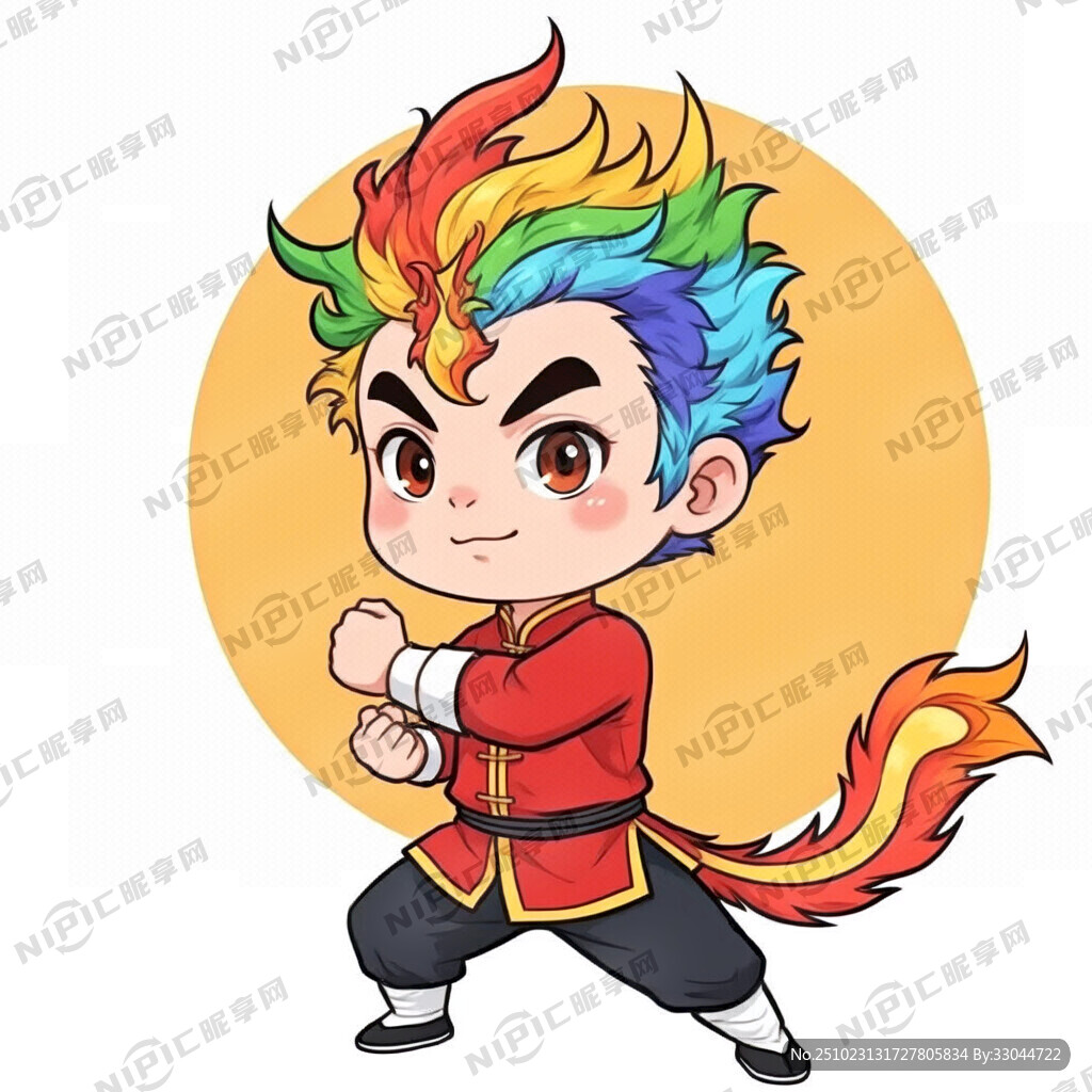名字IP凤宝 漫画头像 画全身