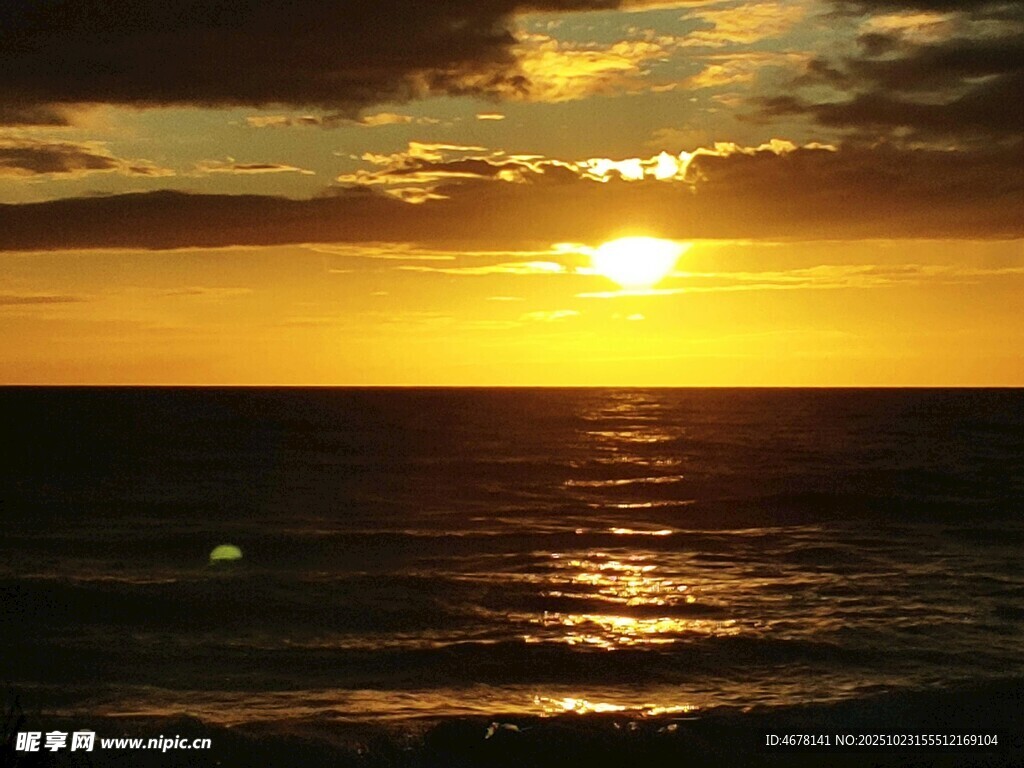 海上日落美景
