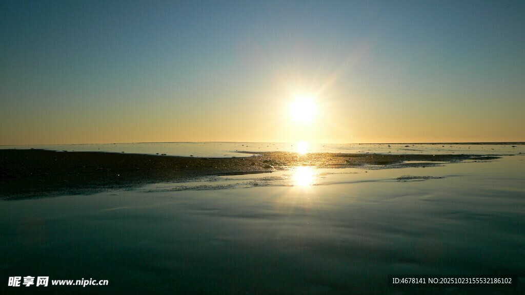 海边日出美景