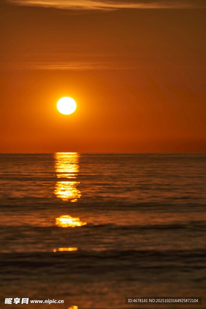 海上落日美景