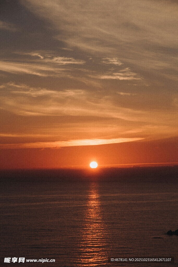 海上日落美景