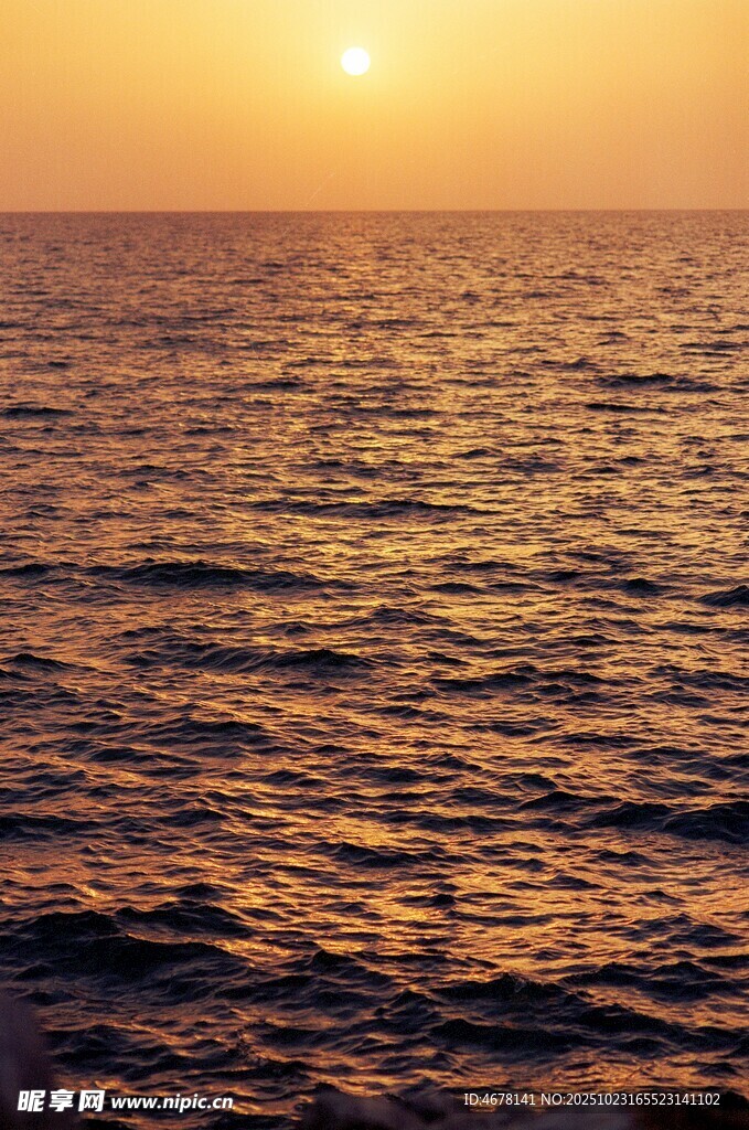 海上落日美景