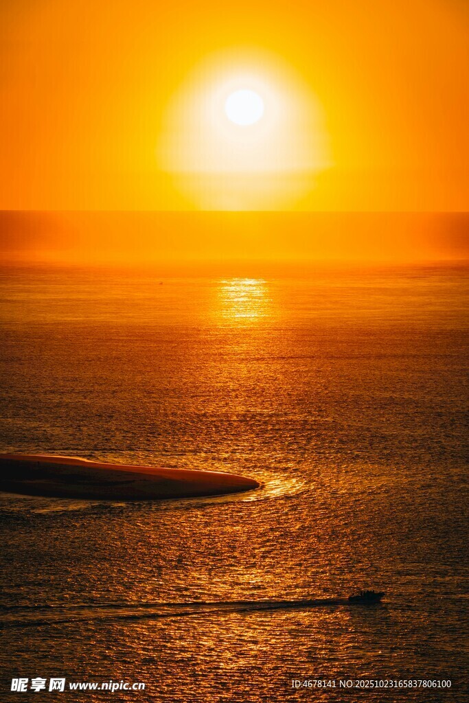 海上落日美景