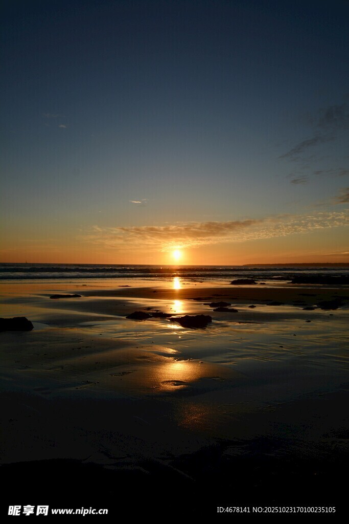 海上日落美景