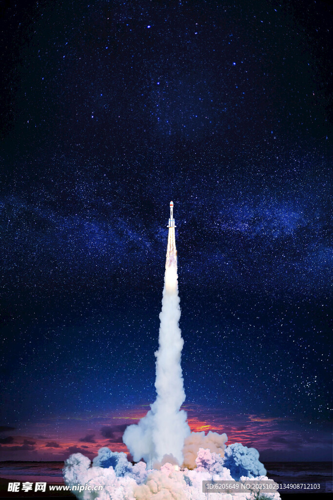 火箭发射瞬间