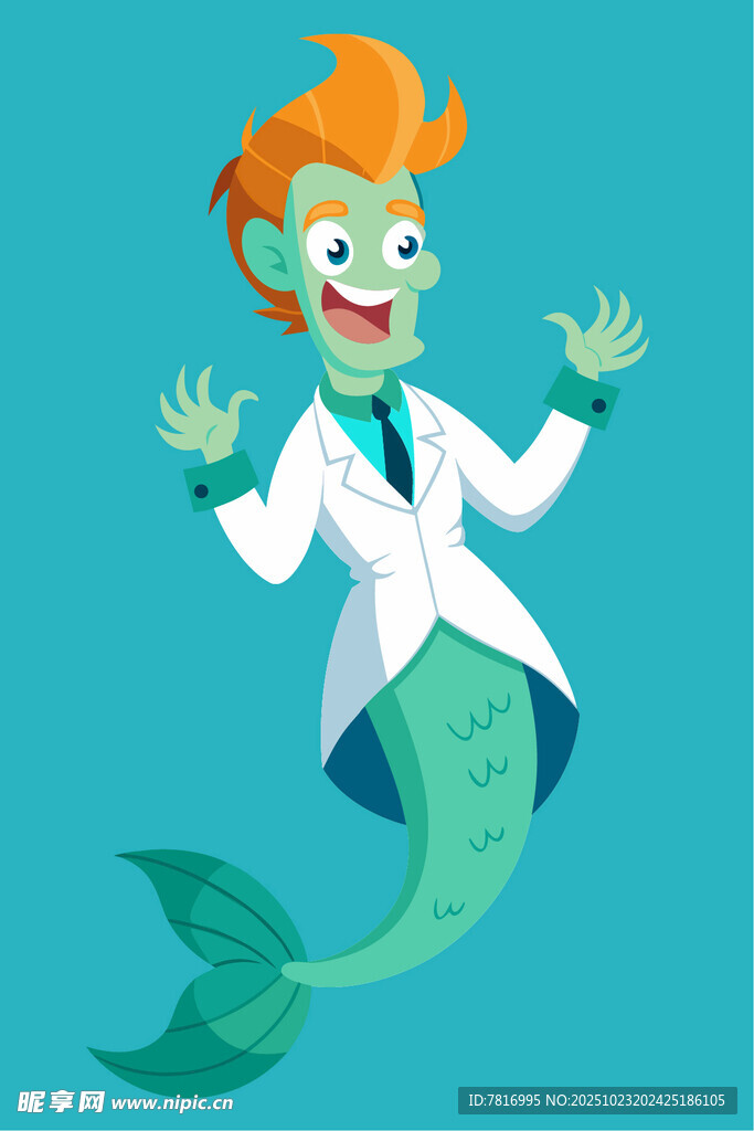 欢乐的人鱼科学家