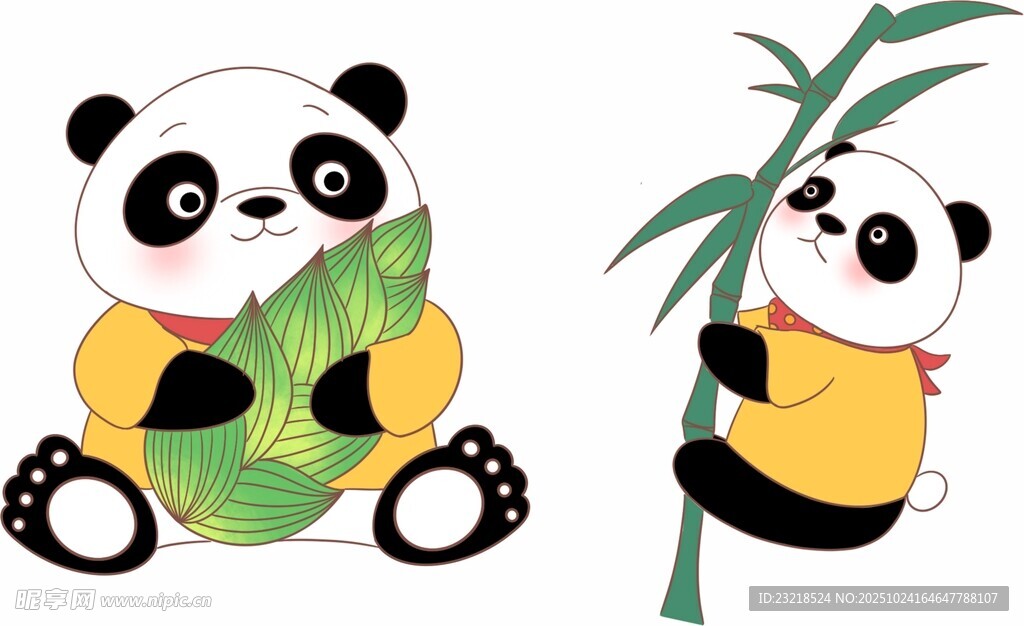 可爱熊猫