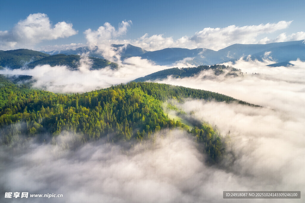 云海 高山 自然风光 美景