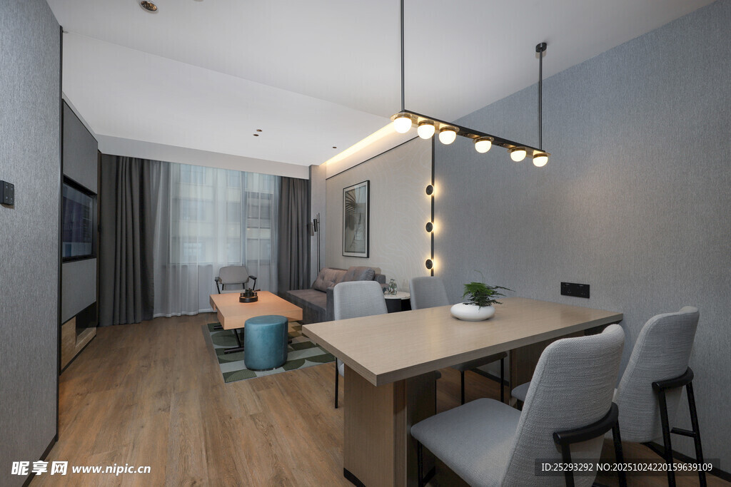 现代简约风餐厅室内设计