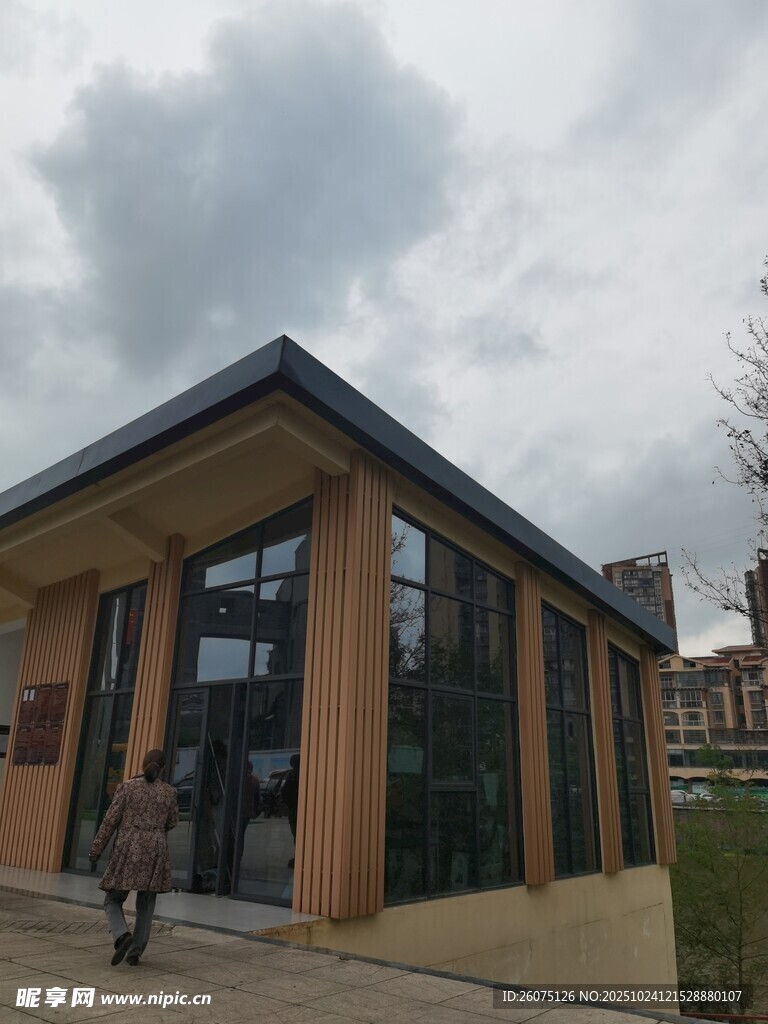 现代风格的户外建筑